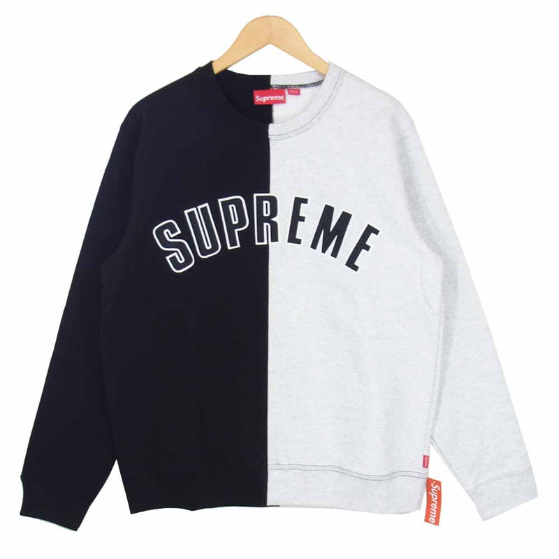 完売品】supreme Split Crewneck バイカラー | gulatilaw.com