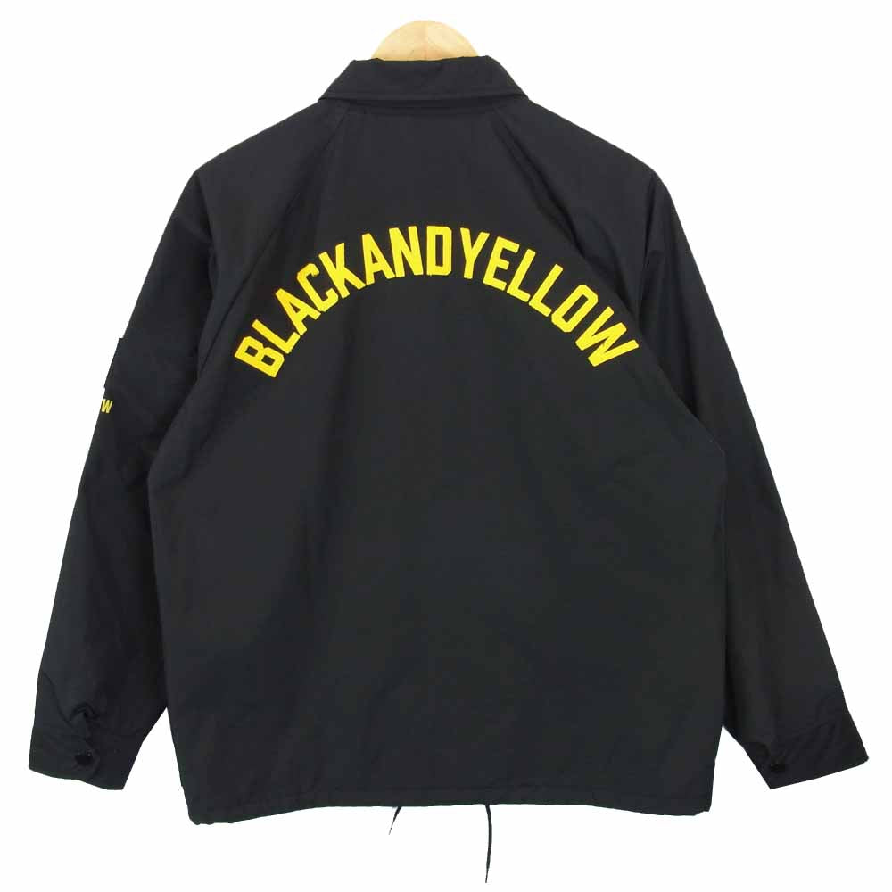 RATS ラッツ 21SS 21 SPJ-0101 BLACK & YELLOW COACH JACKET コーチ