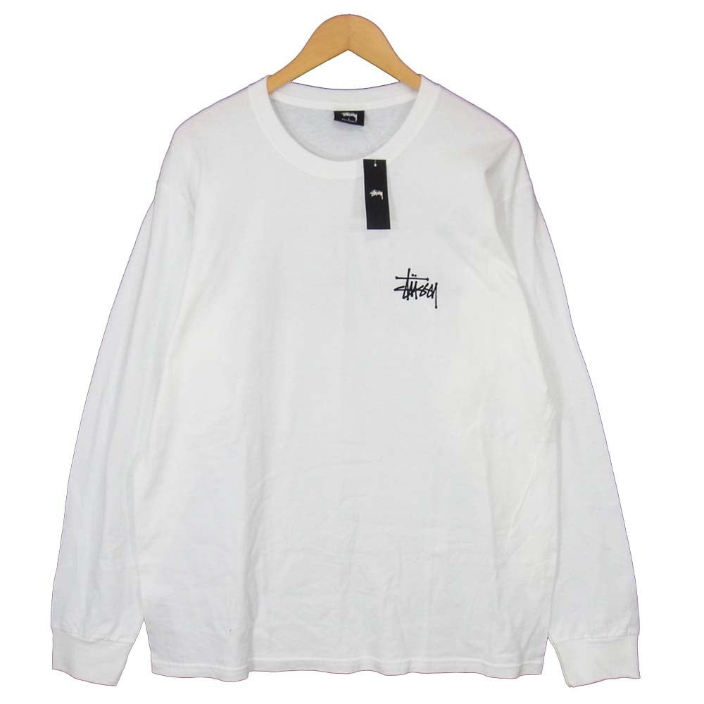 ステューシー BASIC STUSSY L S TEE ロングスリーブ　黒　L