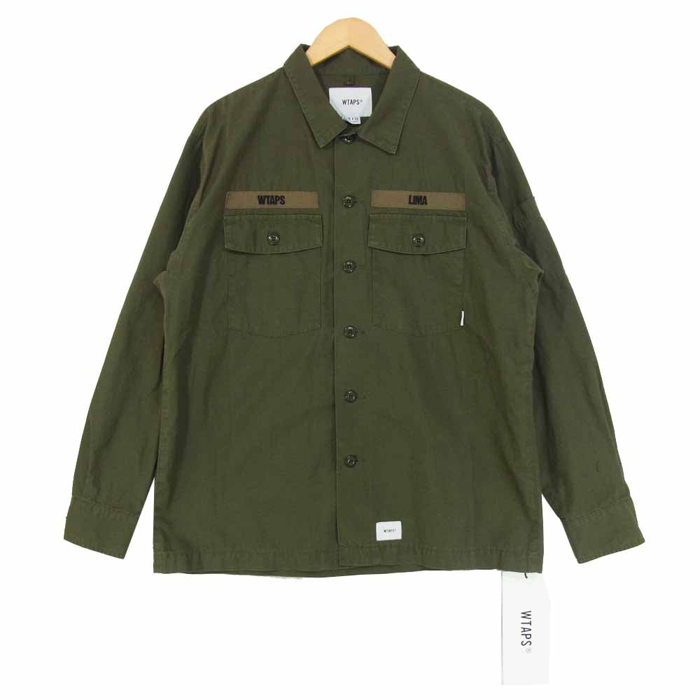 WTAPS ダブルタップス 20SS 201BRDT-SHM02 BUDS LS/SHIRT バッツ