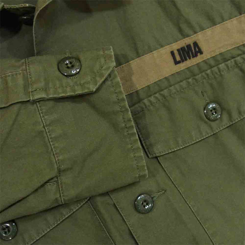 WTAPS ダブルタップス 20SS 201BRDT-SHM02 BUDS LS/SHIRT バッツ ミリタリーシャツ OLIVE DRAB  L【新古品】【未使用】【中古】