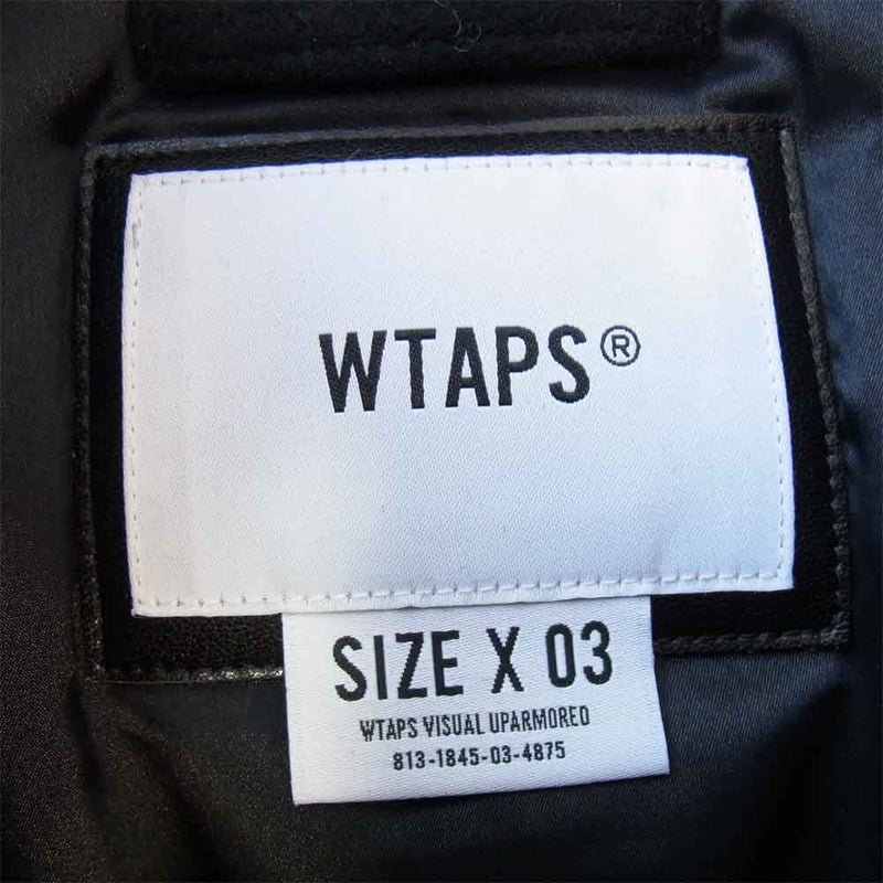 WTAPS ダブルタップス 20AW 202BRDT-JKM05 CANAL WONY MOSSER JACKET カナル スタジャン ブラック系  L【新古品】【未使用】【中古】