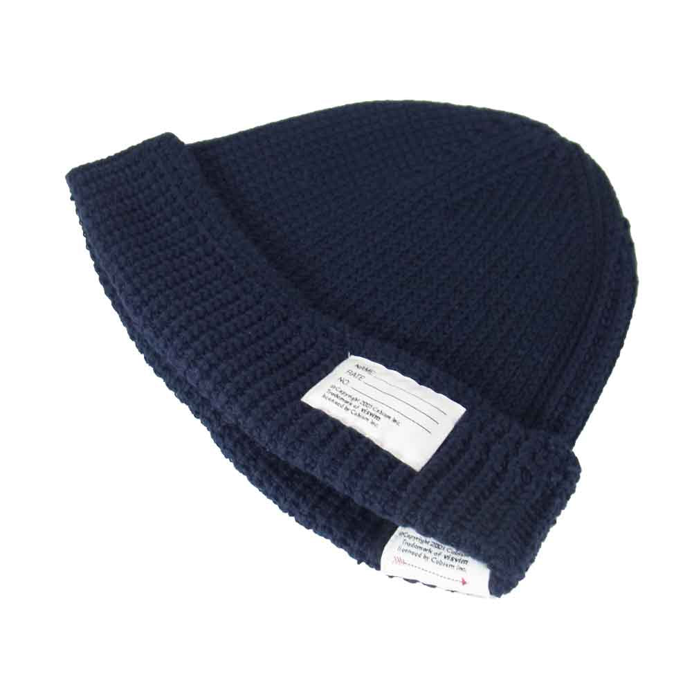 VISVIM ビズビム 0120103003028 KNIT BEANIE ニット ビーニー ネイビー