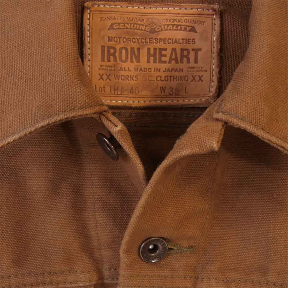 アイアンハート 17ozヘビーダック トラッカーベスト IRON HEART 春早割