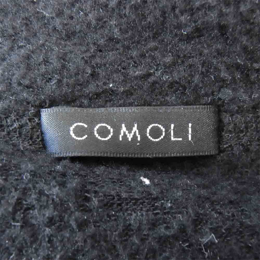 COMOLI コモリ シルクフリース ハーフジップ プルオーバー ジャケット