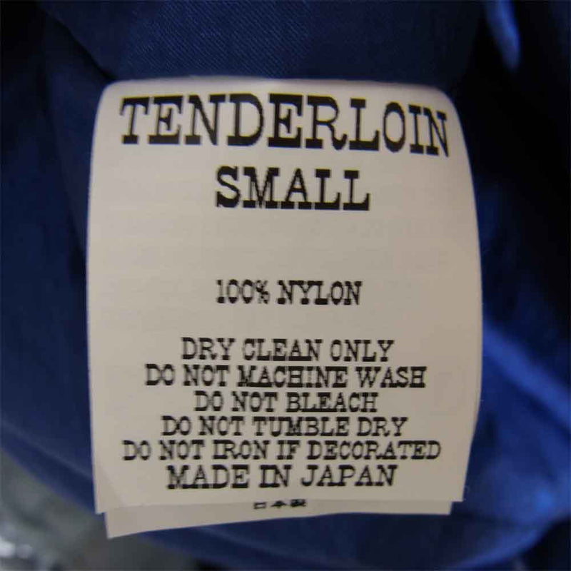 TENDERLOIN テンダーロイン 20AW DABO IMAGE JACKET ノーカラー ナイロン コーチ ジャケット ボルネオスカル グレー系  S【美品】【中古】