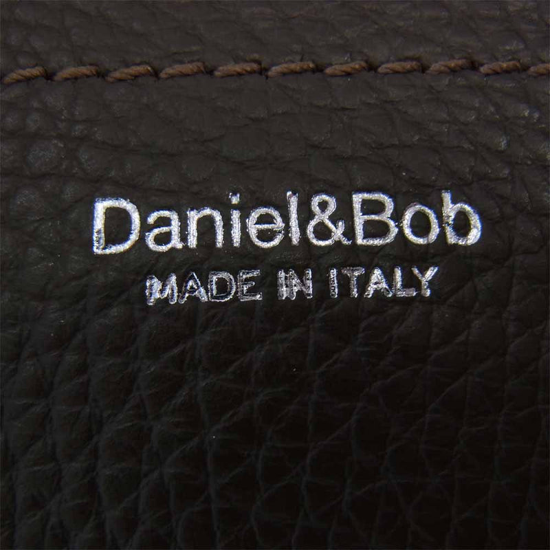 Daniel & Bob ダニエルアンドボブ 別注 SPORTONA スポルトーナ レザー トート バッグ ブラウン系 F【新古品】【未使用】【中古】