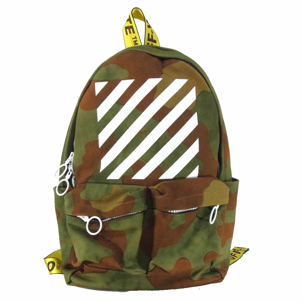 OFF-WHITE オフホワイト Diag Camo Backpack-