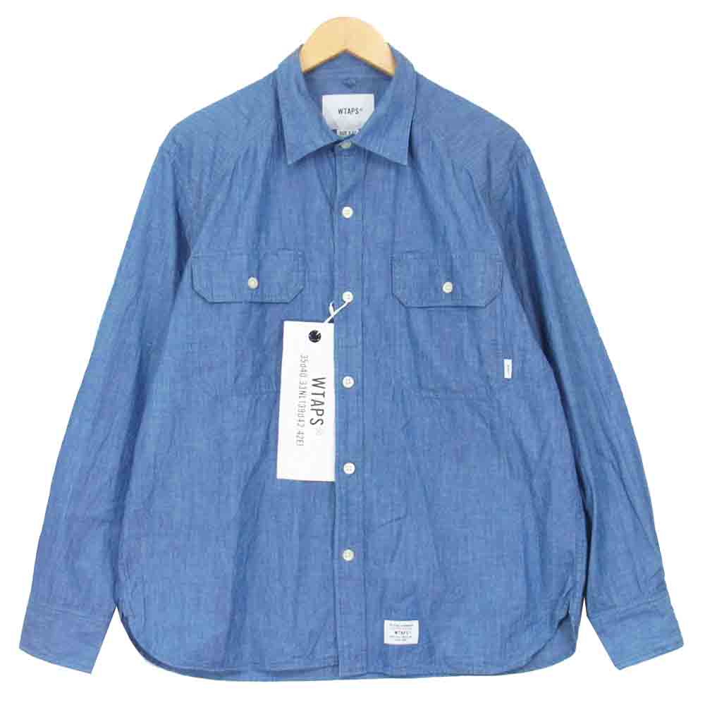 WTAPS ダブルタップス 181BRDT-SHM02 CELL LS SHIRT セル ロング