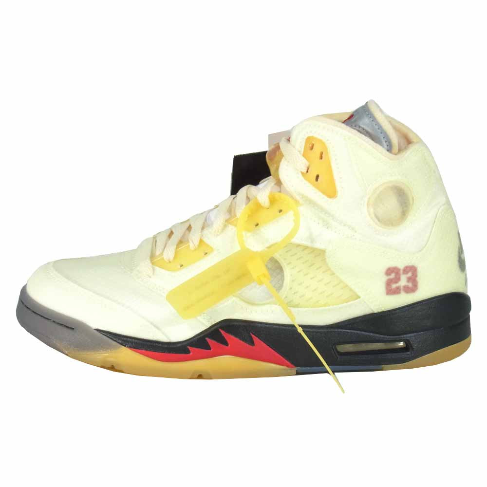 NIKE ナイキ DH8565-100 × OFF-WHITE オフホワイト AIR JORDAN 5 RETRO