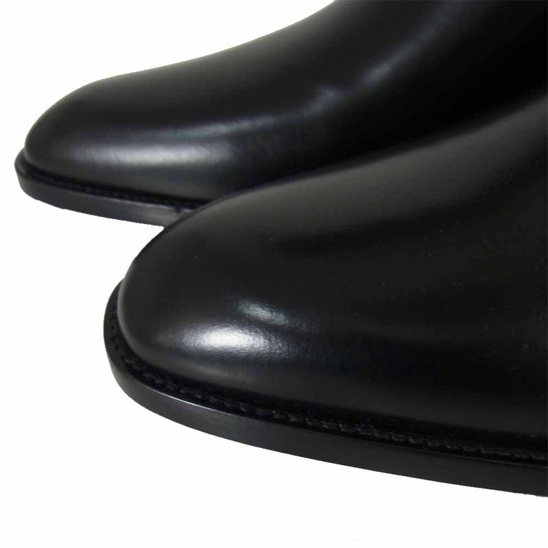 限定 クーポン10% FOOT INDUSTRY レザー チェルシーブーツ ブラック 43