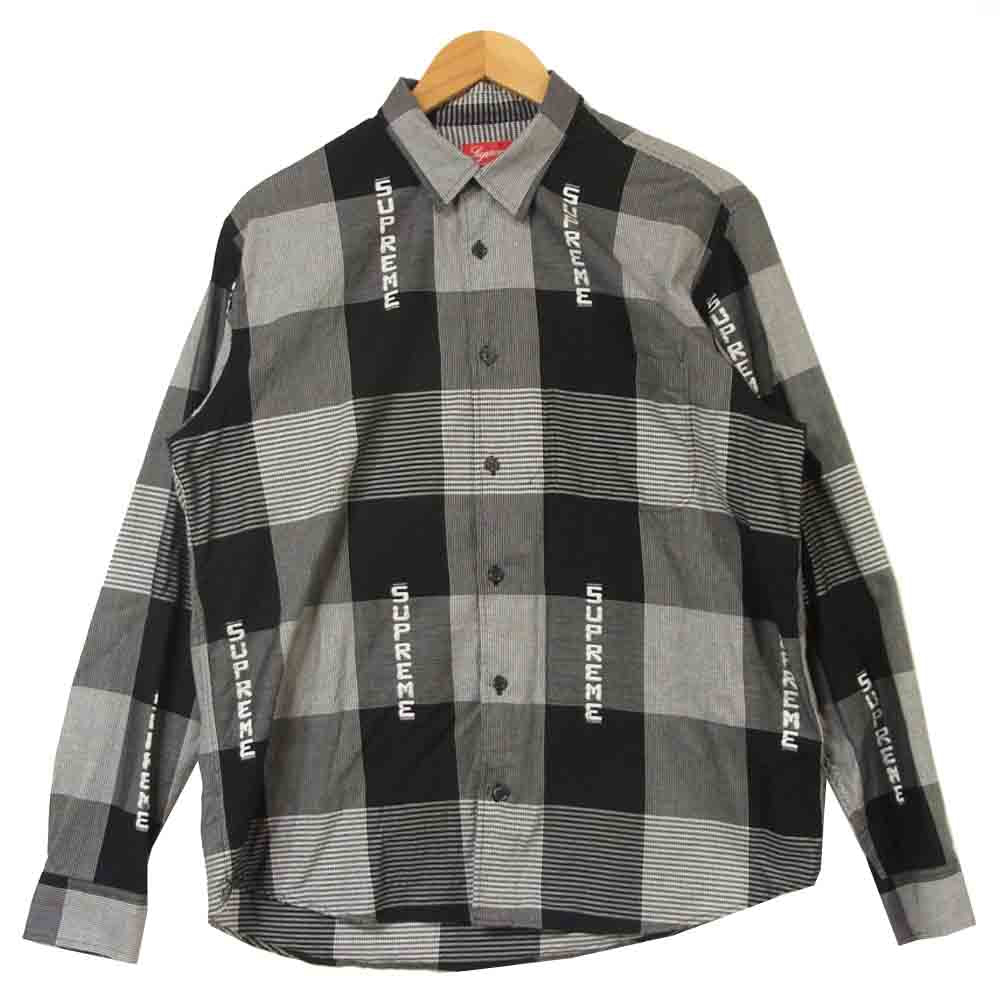 Supreme シュプリーム 20SS Logo Plaid Shirt ロゴ 刺繍 長袖 チェック