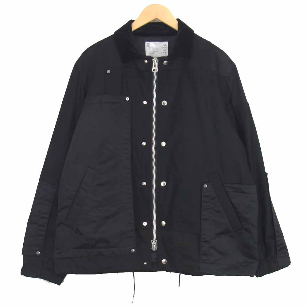 Sacai サカイ 20-02526M Fabric Combo Blouson ファブリック コンボ