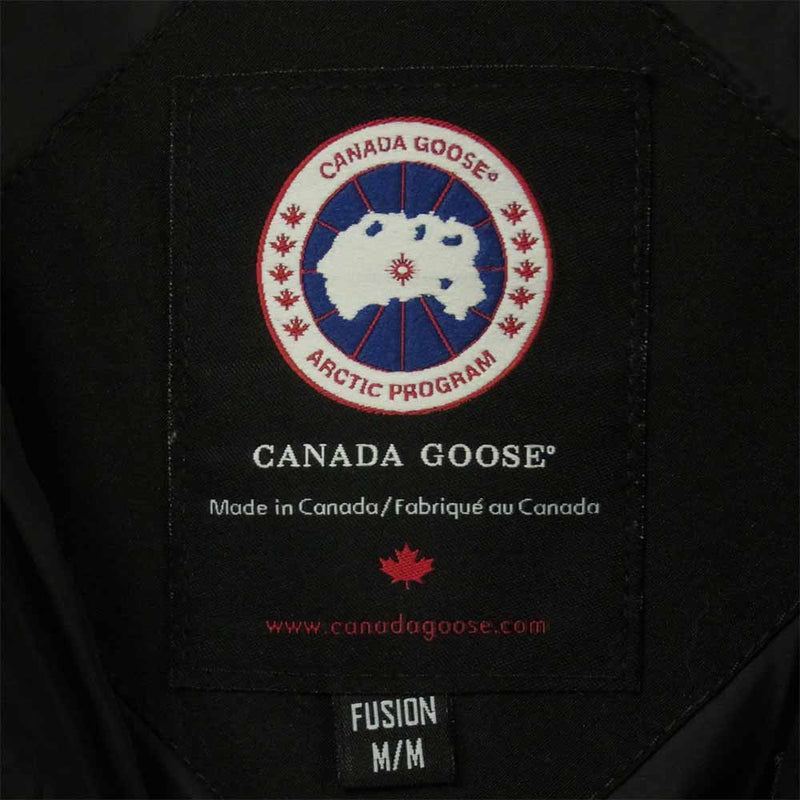 CANADA GOOSE カナダグース 3805JMA 国内正規品 CARSON PARKA カーソン パーカー ダウン ジャケット ブラック系  M【中古】