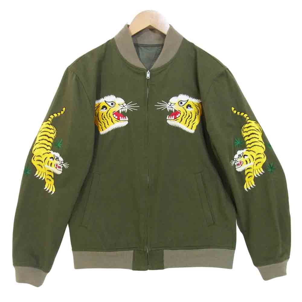 WACKO MARIA ワコマリア 14SS 14SS-VET-01 REVERSIBLE VETNAM JKT リバーシブル ベトナム ジャケット  カーキ系 L【中古】