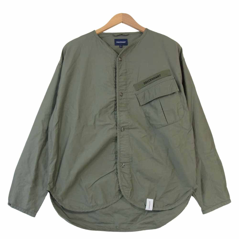 20AW DESCENDANT REMNANTS SATIN LS SHIRT | www.myglobaltax.com