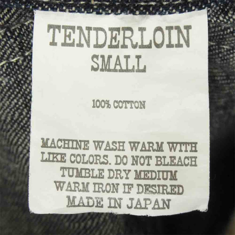 TENDERLOIN テンダーロイン T-OVERALLS オーバーオール サロペット デニム コットン インディゴブルー系 S【中古】