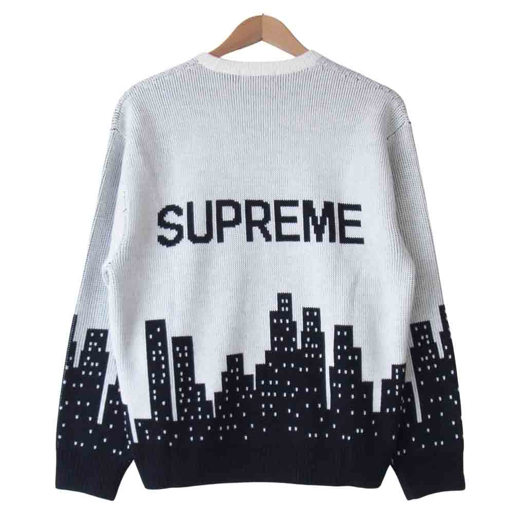 ニット/セーターsupreme New York Sweater white 希少XL