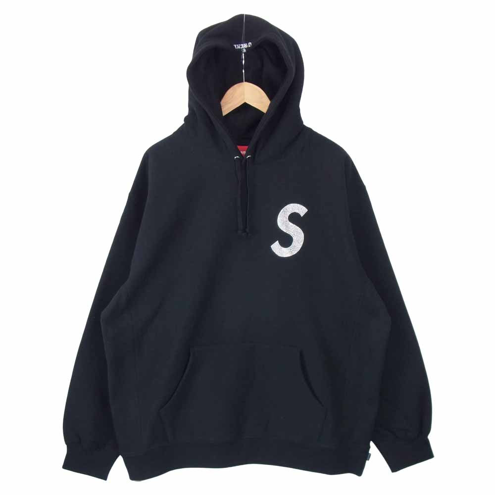 supreme Sロゴ フーディ