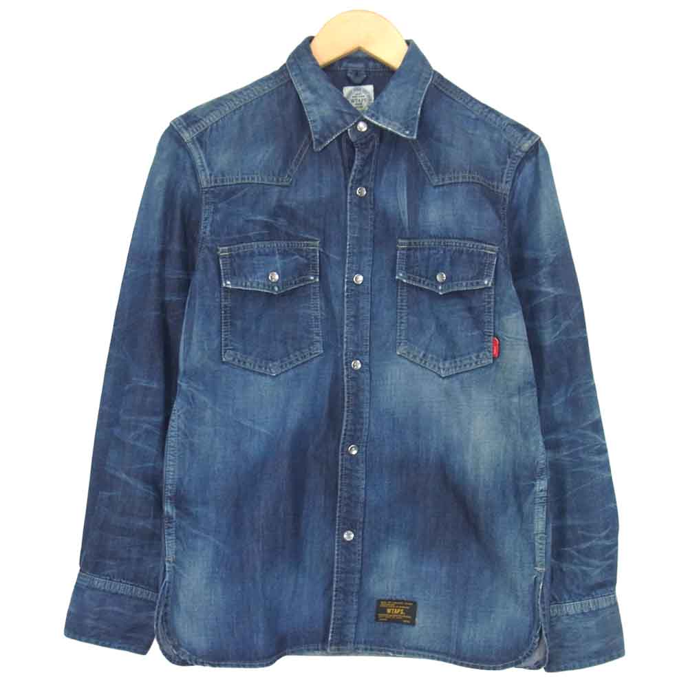 wtapsデニムシャツ21aw ls/cotton.denim x03-