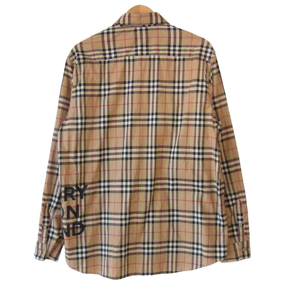 Burberry 美品 19AW チェックシャツ ワッペン XXLサイズ hoshayfood.com