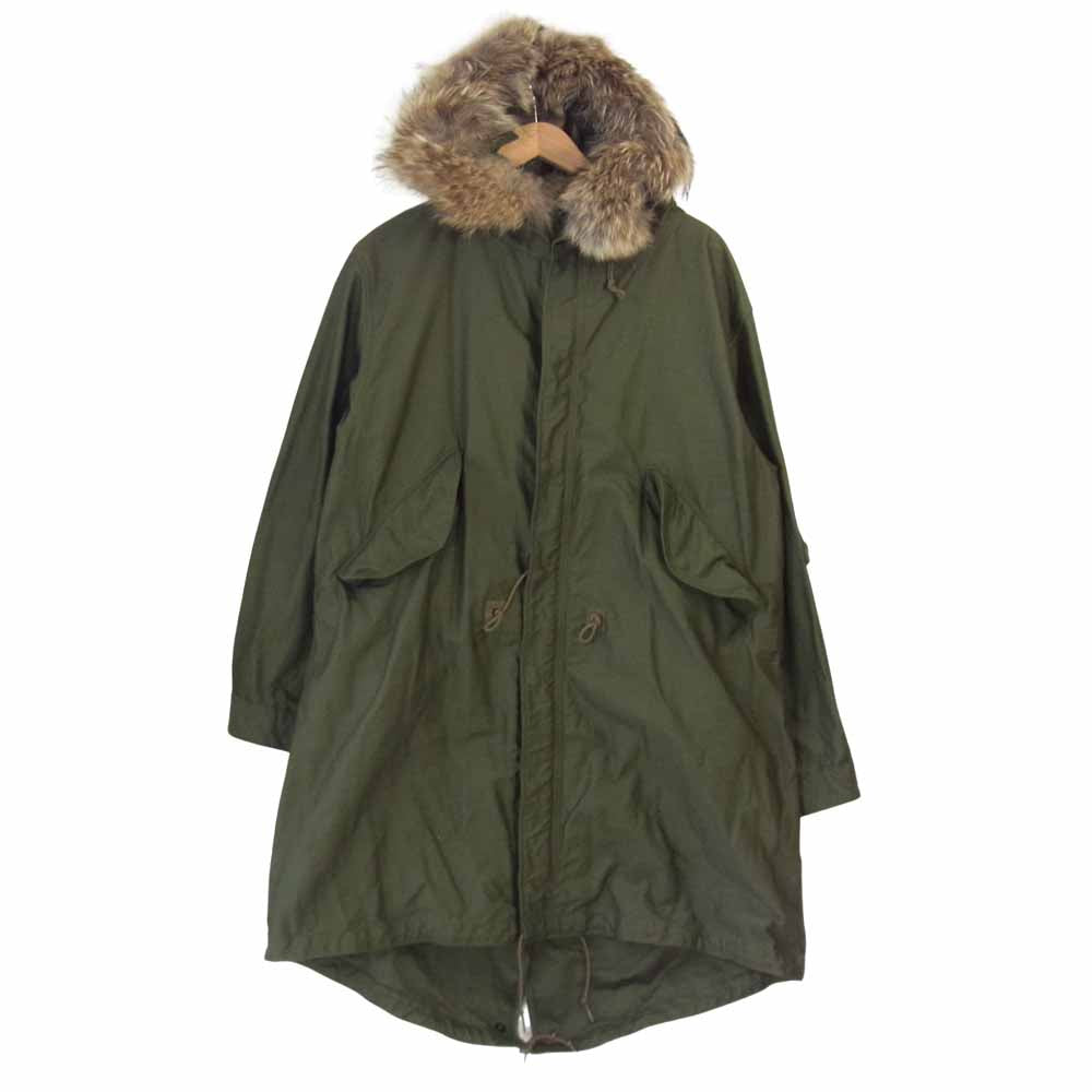 The REAL McCOY'S ザリアルマッコイズ M-1948 PARKA モッズパーカー ミリタリー コート カーキ系 M【美品】【中古】