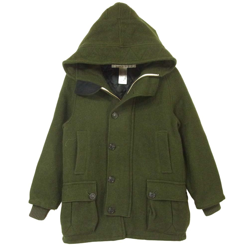 EEL イール E-17173 Aurora Man Coat W オーロラ マン コート 日本製 カーキ系 XS【美品】【中古】