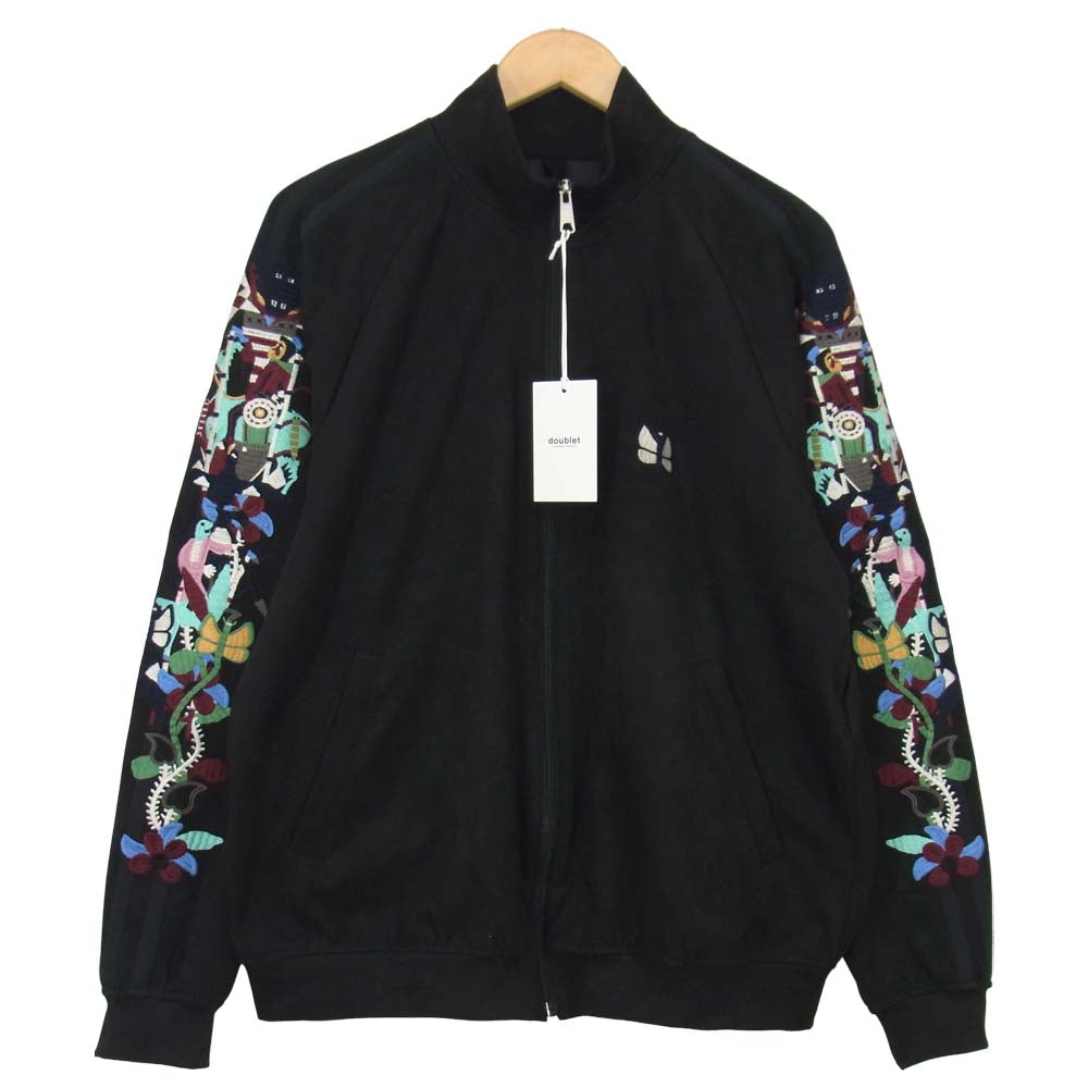 ダブレット 20AW 20AW20BL110 CHAOS EMBROIDERY SUEDE TRACK JACKET