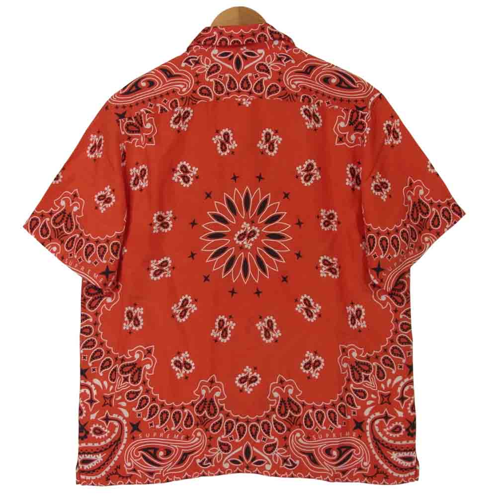 Supreme シュプリーム 21SS Bandana Silk S/S Shirt バンダナ シルク