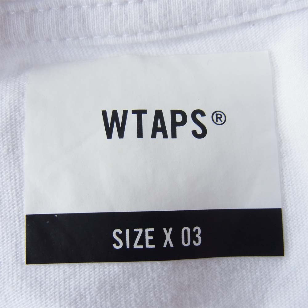 WTAPS ダブルタップス 20SS LONG LIVE WTAPS MONOLITH TEE Tシャツ ホワイト系 3【中古】 – ブランド古着 LIFE