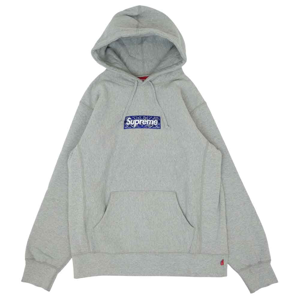 Supreme シュプリーム 19AW Bandana Box Logo Hooded Sweatshirt