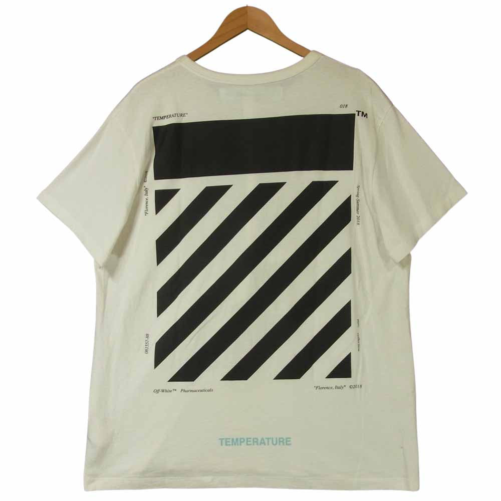 OFF-WHITE オフホワイト 18SS OMAA002S18185086 DIAG TEMPERATURE S/S