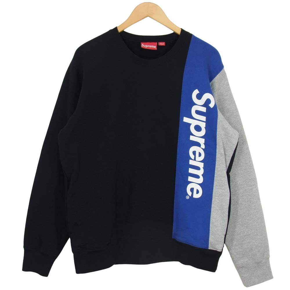 新品S Supreme Panelled Crewneck 黒 レア - www.minik.hr