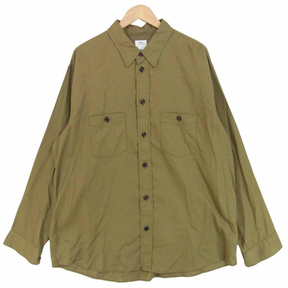 VISVIM ビズビム 19SS 0119105011016 USM ALBACORE SHIRT L/S COLLAGE シャツ カーキ系  5【美品】【中古】