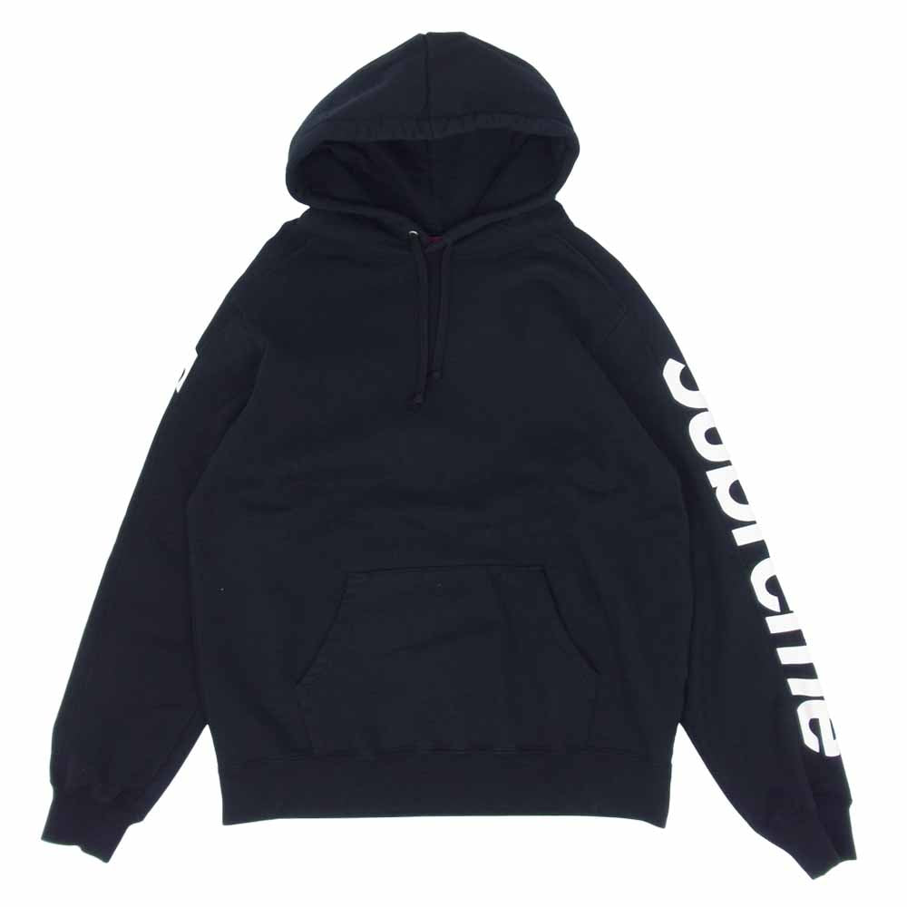 Supreme シュプリーム 18SS Sideline Hooded Sweatshirt 袖ロゴ