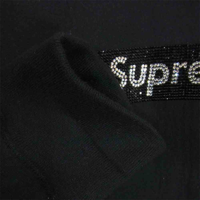 Supreme スワロフスキー ボックスロゴ パーカー eva.gov.co