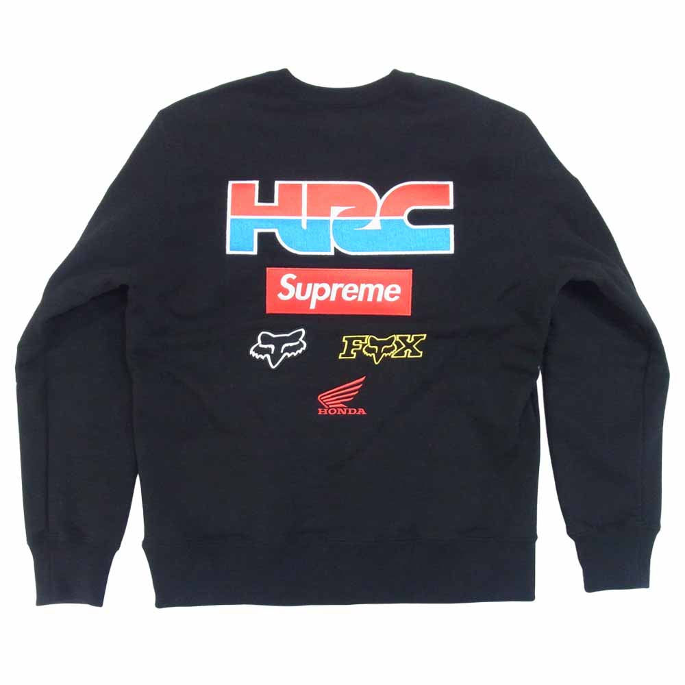 Supreme シュプリーム 19AW Honda x Fox Racing Crewneck ホンダ