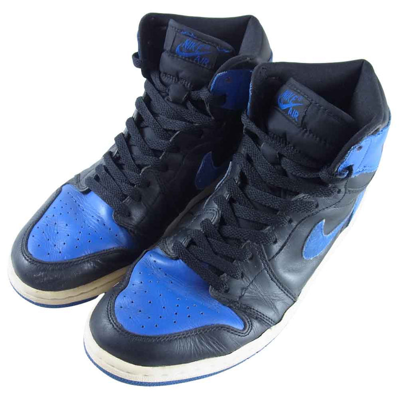 NIKE◆NIKE/AIR JORDAN 1 RETRO/エアジョーダンレトロ/136066-041/27.5cm/BLK