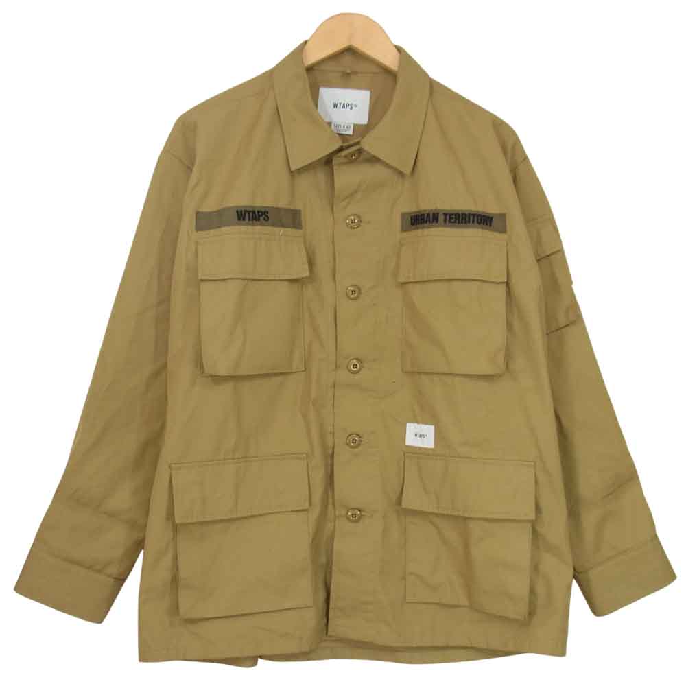 WTAPS ダブルタップス 21SS 211WVDT-SHM03 JUNGLE SHIRT 02 RIPSTOP