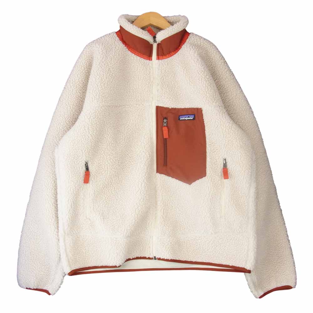 patagonia パタゴニア FA20 23056 Classic Retro-X Jacket クラシック レトロX ジャケット フリース  オレンジ系 ベージュ系 L【中古】