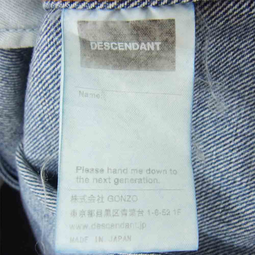 DESCENDANT ディセンダント 202BRDS-JKM02 RANCH DENIM JACKET INDIGO