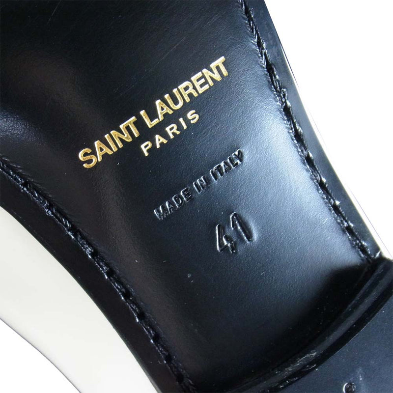 SAINT LAURENT】20AW モンクストラップ レザーシューズ 41