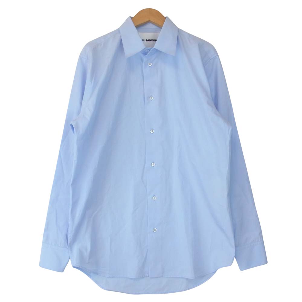 JIL SANDER ジルサンダー CLASSIC SHIRTS クラシック シャツ ブルー系 38／15【美品】【中古】