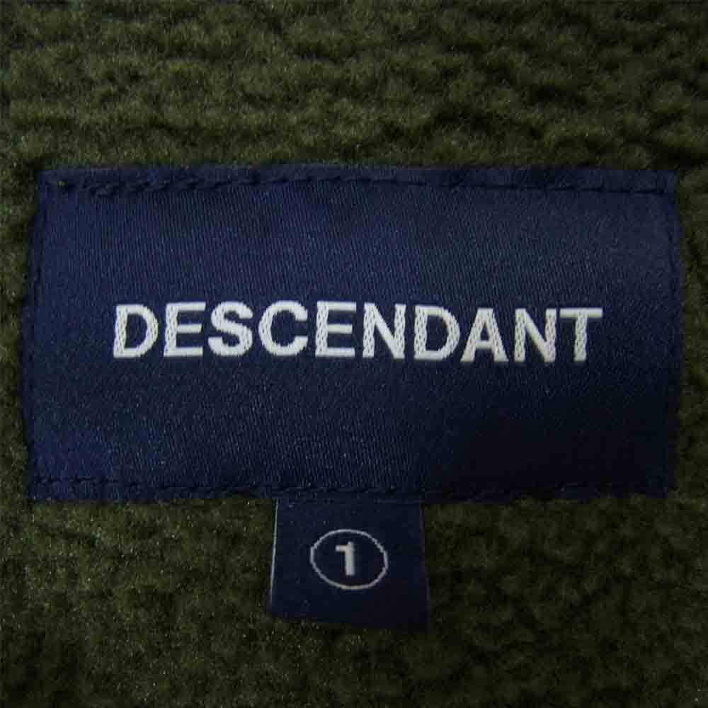 DESCENDANT ディセンダント 20AW BOMBAY FLEECE ZIP CARDIGAN フリース