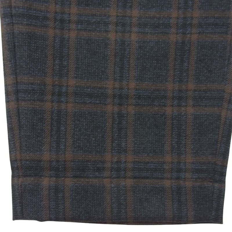 WTAPS ダブルタップス 202TQOT-PTM06 TUCK TROUSERS WOOL TWEED TEXTILE ウール ツイード ダック  パンツ ネイビー系 S【中古】