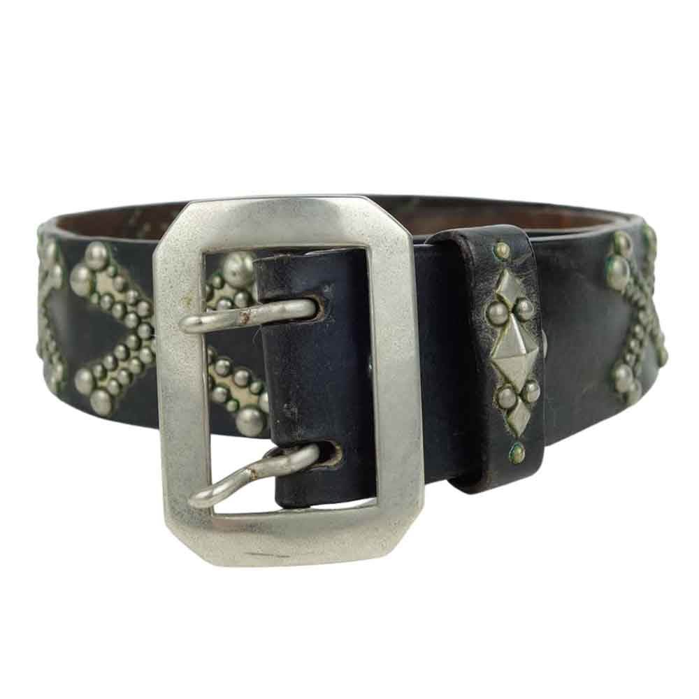 WOLF'S HEAD ウルフズヘッド CROSS BONE STUDS BELT クロス ボタン