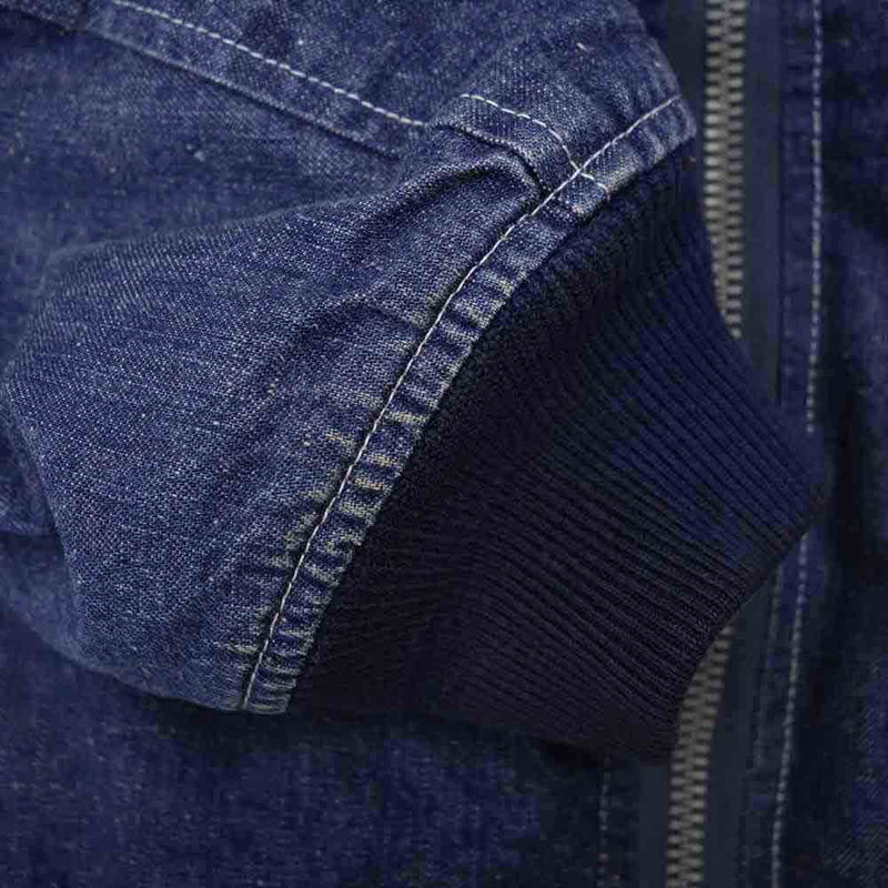 TENDERLOIN テンダーロイン MA-1 DENIM デニム MA-1 ジャケット インディゴブルー系 S【中古】