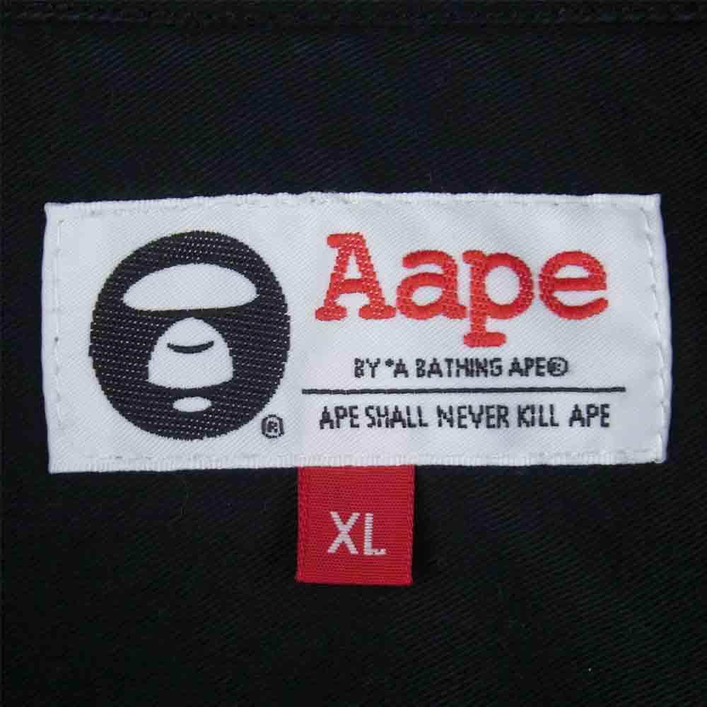 A BATHING APE アベイシングエイプ AST8079 ワッペン 長袖 シャツ