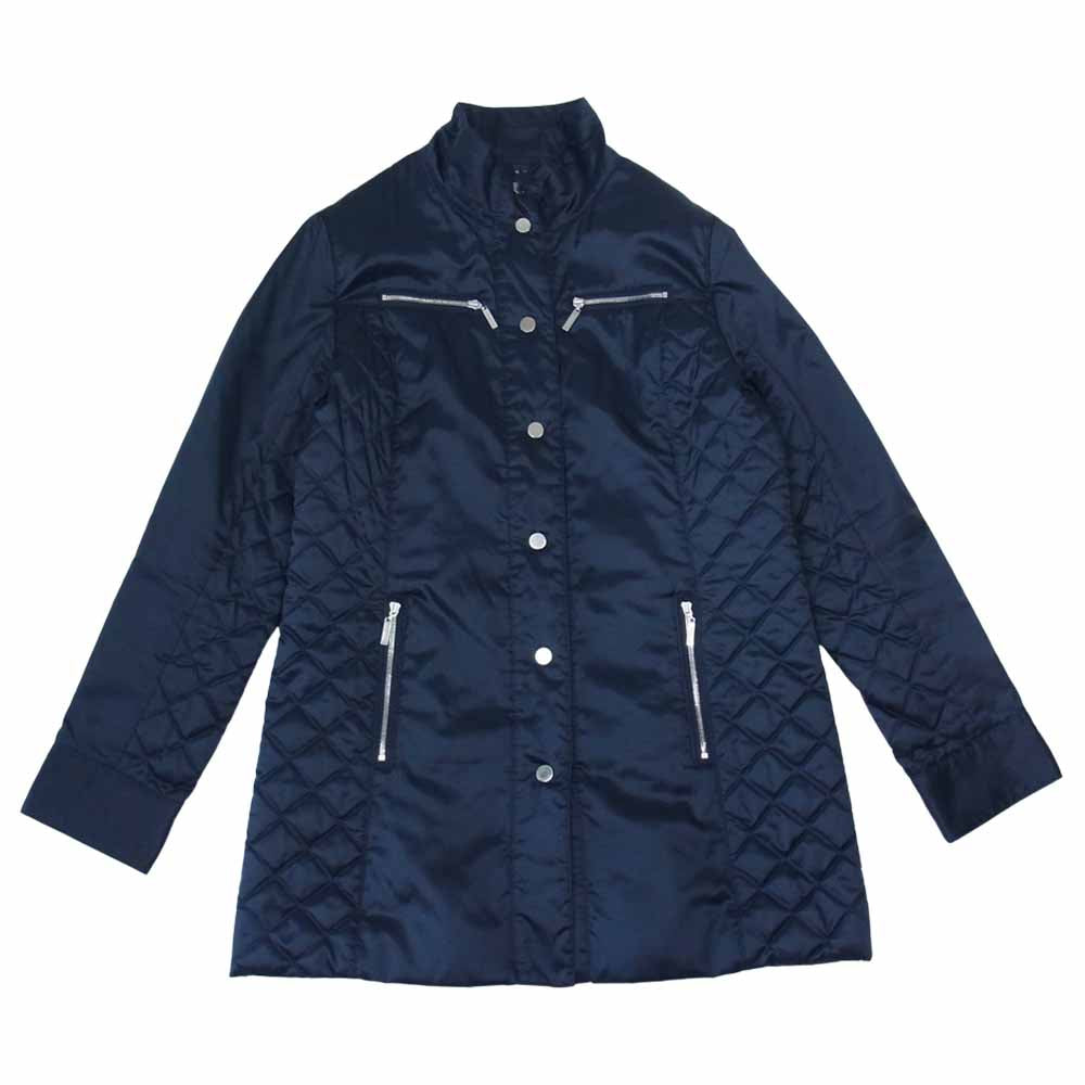 Aquascutum キルティングジャケット ネイビー | www.couros.com.pe