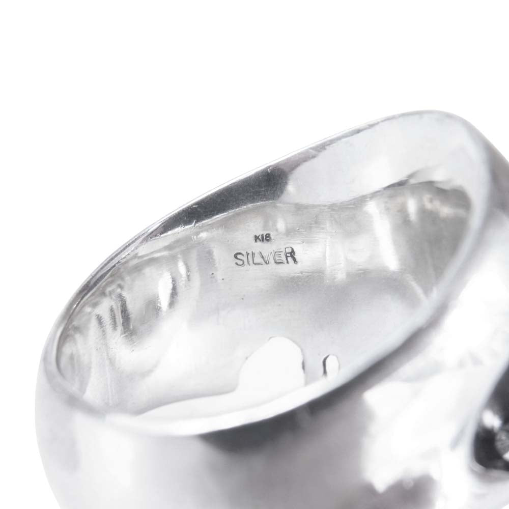 極 美品　17号　Ark silver accessories　スカル リング